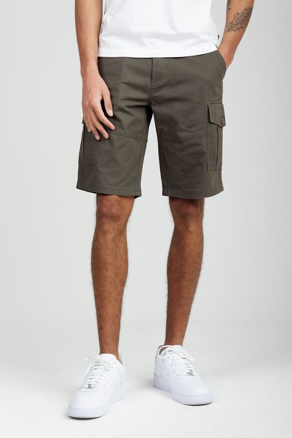 Tokyo Laundry Tokyo Laundry Men's Cotton Cargo Shorts in Khaki
