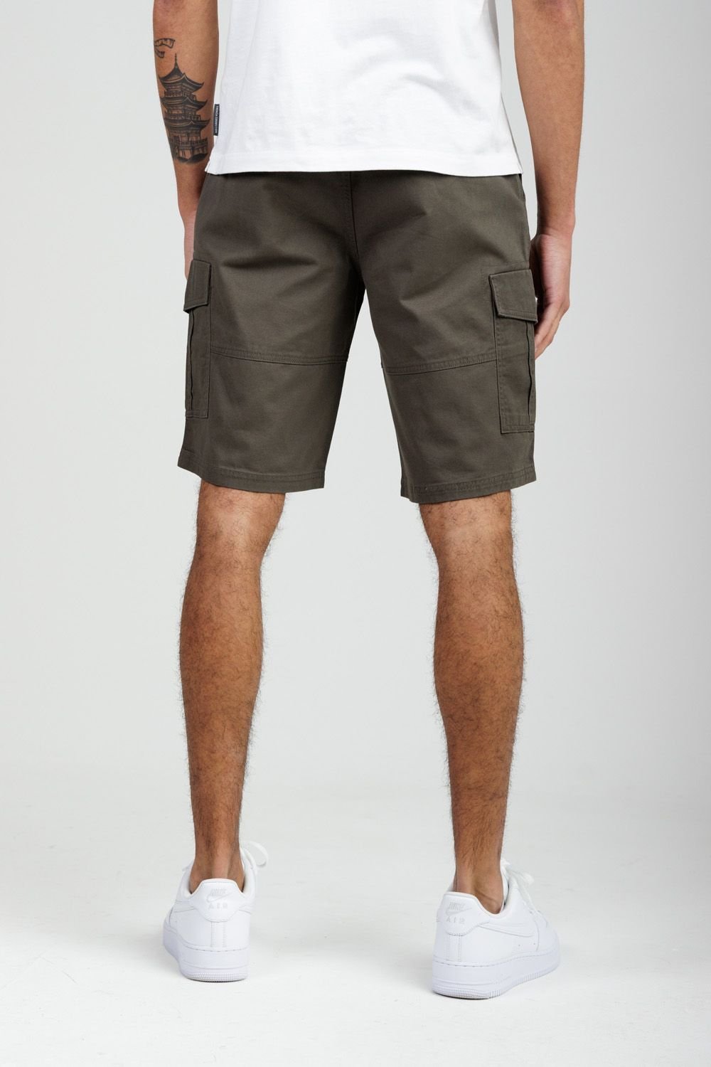 Tokyo Laundry Tokyo Laundry Men's Cotton Cargo Shorts in Khaki - 2