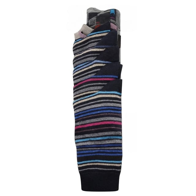 Ex Store Ex Store Men's Striped Socks (Pack of 10) - 2
