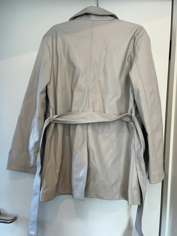 ASOS Design ASOS Design Grey leather jacket