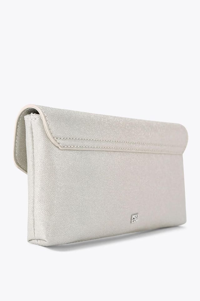 KG Kurt Geiger KG Kurt Geiger Women's 'Bella' Fabric Bag in Silver - 3