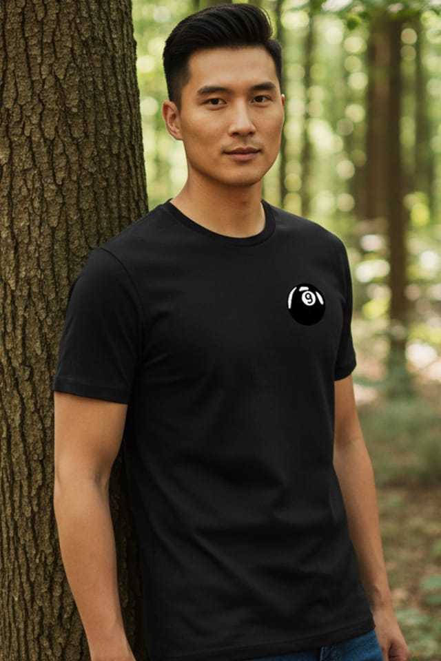 Snide London Snide London Men's 9 Ball Range T-Shirt in Black - 3