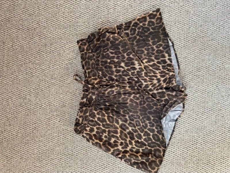 ASOS ASOS leopard print shorts