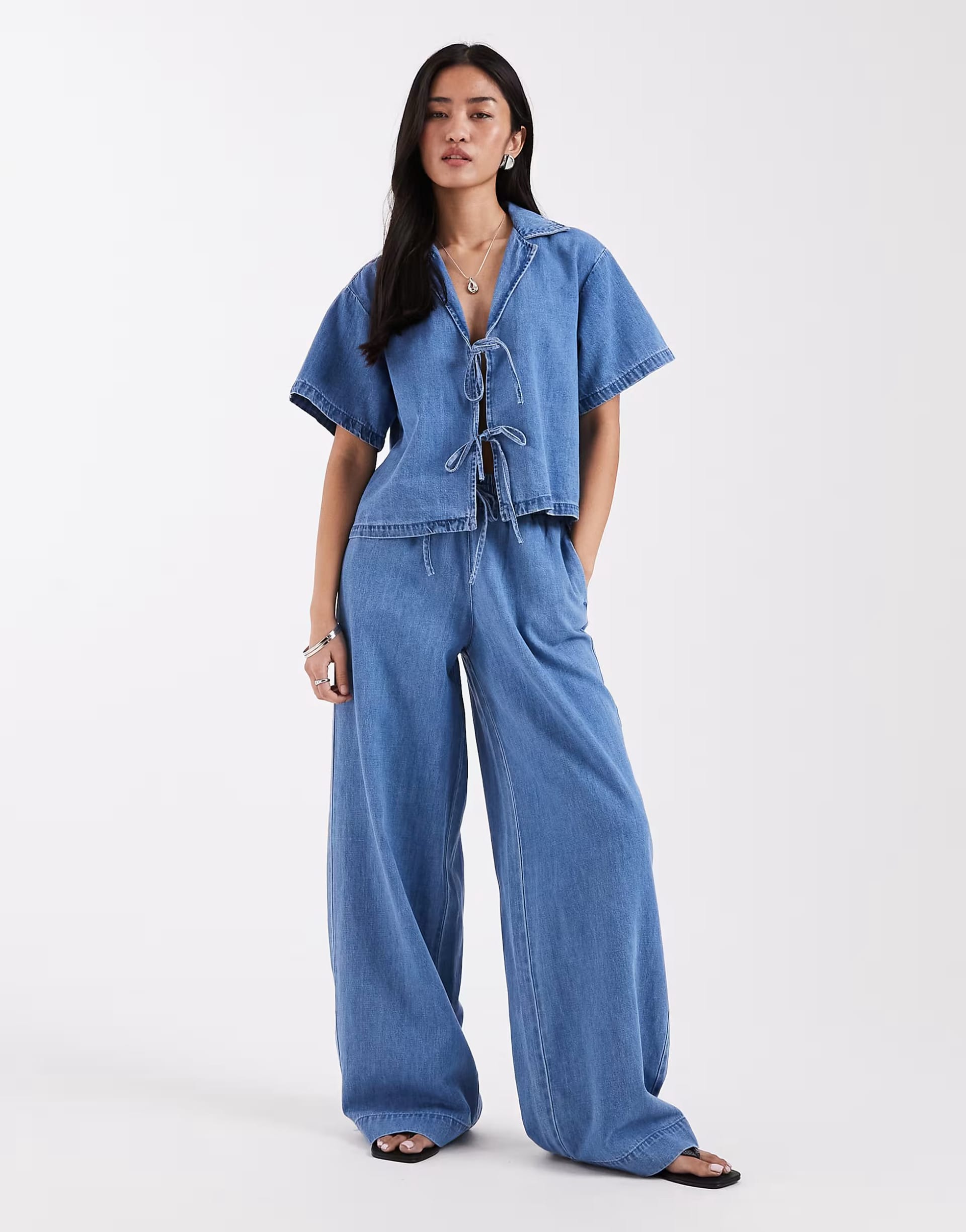 ASOS Light Blue Denim Co-ord Set