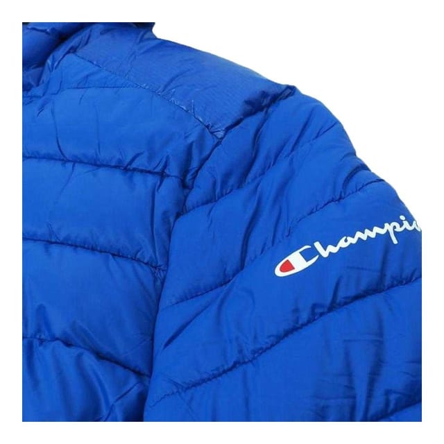 Champion Champion Men's Chest Pocket Hooded Jacket in Blue - 3