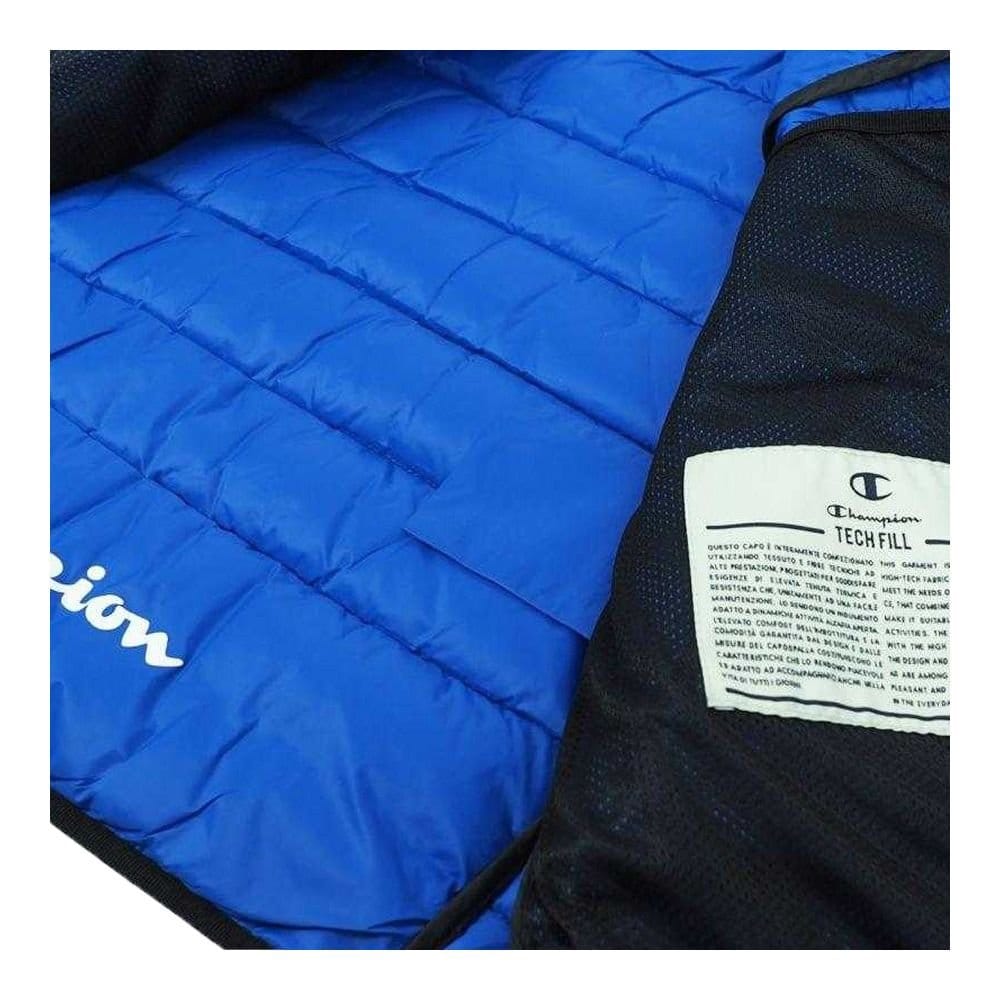 Champion Champion Men's Chest Pocket Hooded Jacket in Blue - 4