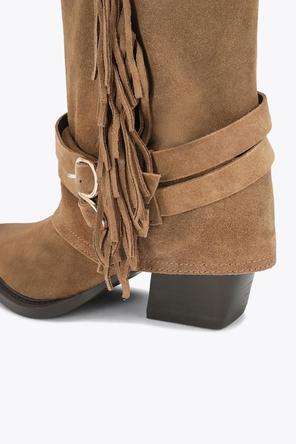 Steve Madden STEVE MADDEN Women's 'Hadly Brown' Suede Boots in Dark Brown - 4
