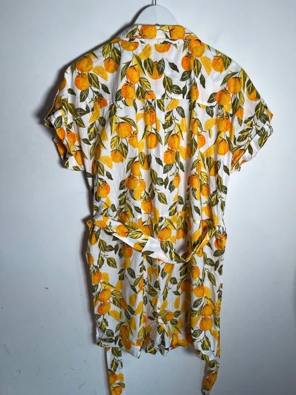 Never Fully Dressed Never Fully Dressed romper playsuit 14 NEW Orange Grove belted shirt cute