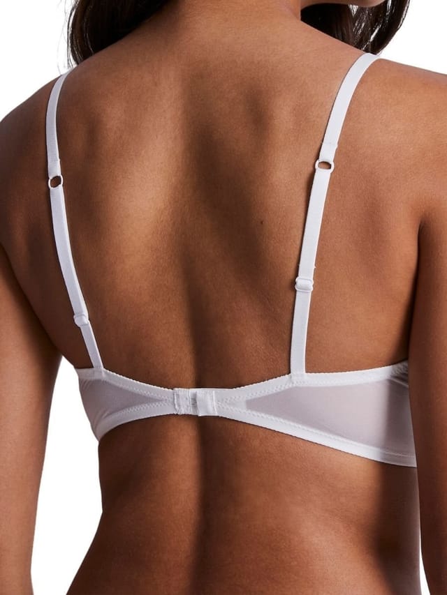 Aubade Aubade Women's Kiss Of Love Triangle Bralette in White - 2