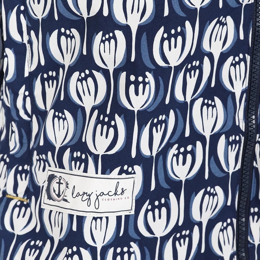 Lazy Jacks Lazy Jacks Women's Pod Waterproof Jacket in Navy - 3