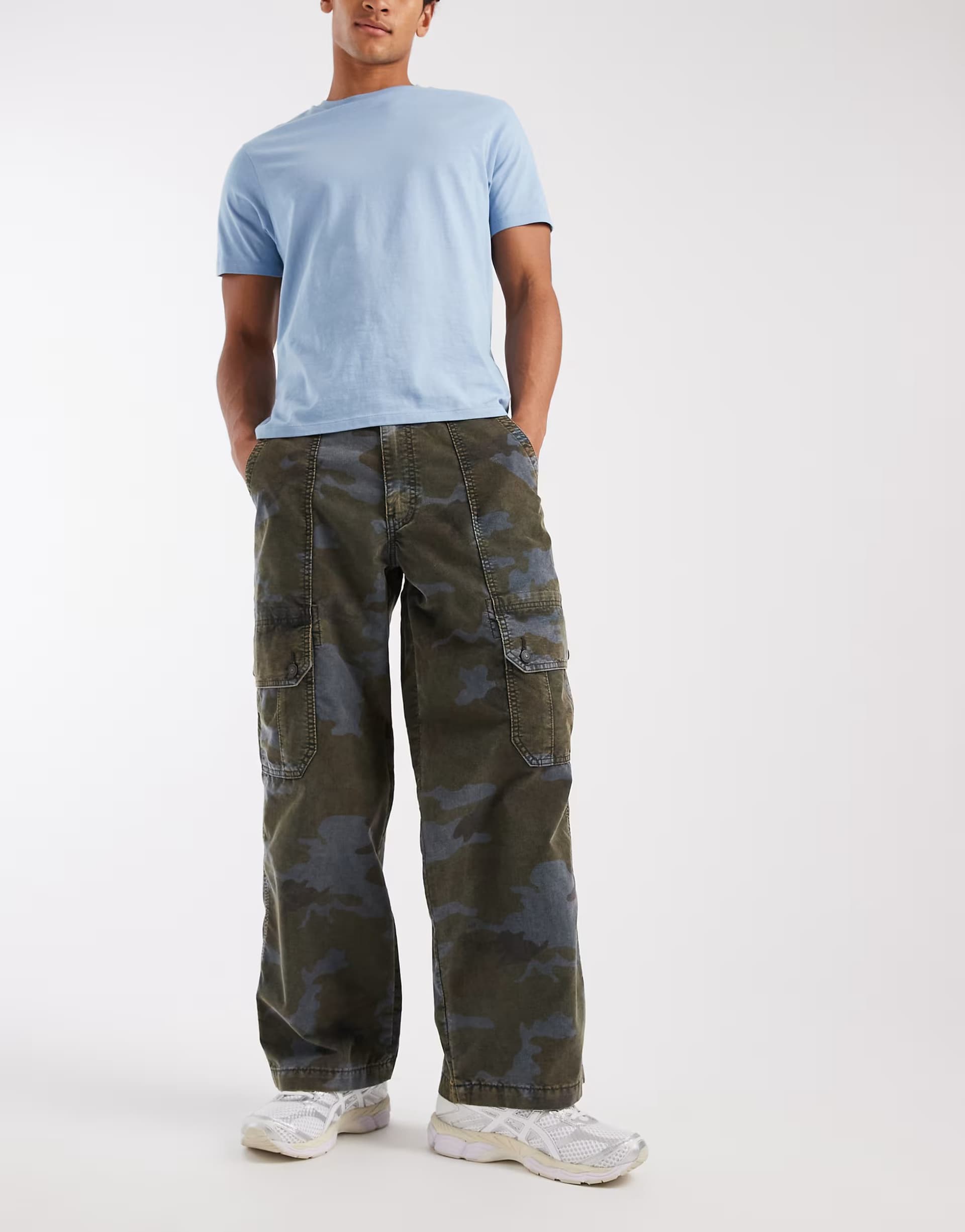ASOS Levi's extra baggy cargos in camo print