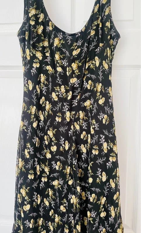 ASOS ASOS chiffon lined slip dress. Size 12. Worn once, as new. Stunning and VERY flattering dress!