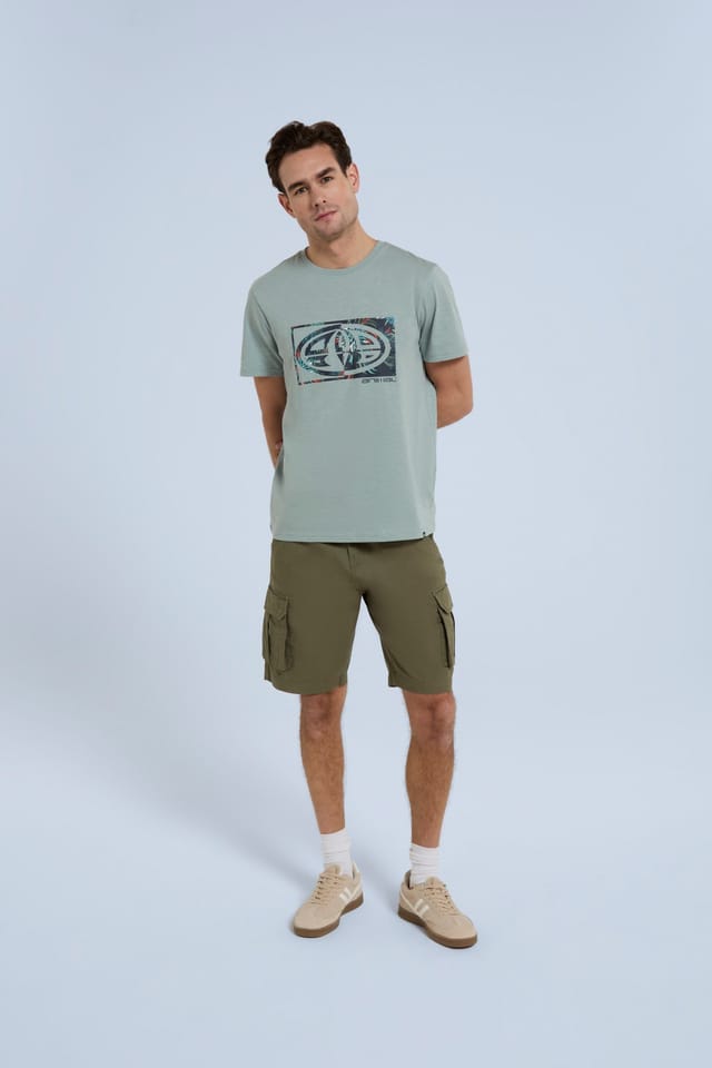 Animal Animal Men's 'Jacob' Relaxed Fit Holiday Cotton T-Shirt in Light Blue - 2