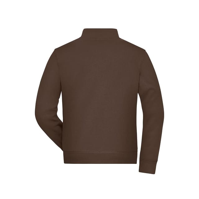 James and Nicholson James and Nicholson Men's Solid Doubleface Work Jacket in Brown - 2