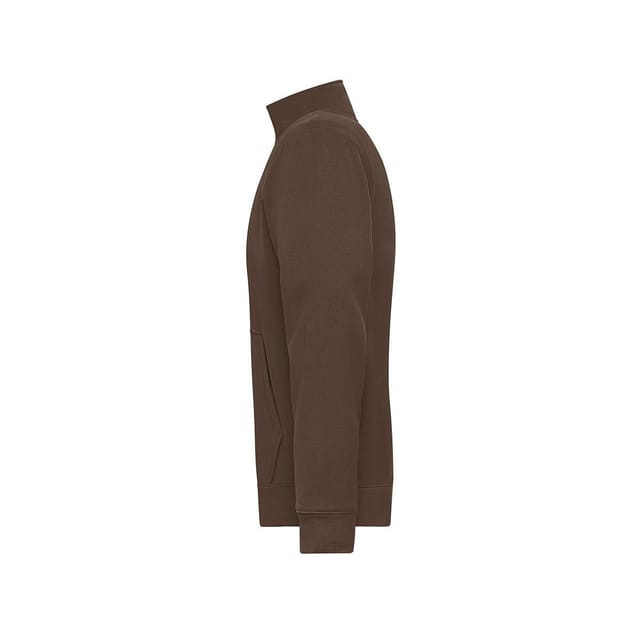 James and Nicholson James and Nicholson Men's Solid Doubleface Work Jacket in Brown - 3