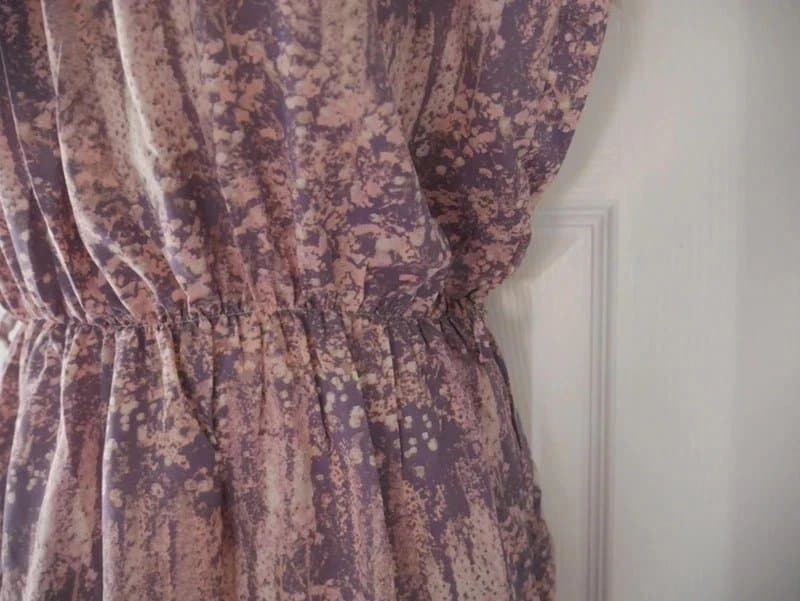 Carbon New Womens Blouse Top Short Dress Size 10 Pink Purple Chiffon Summer Holiday Carbon