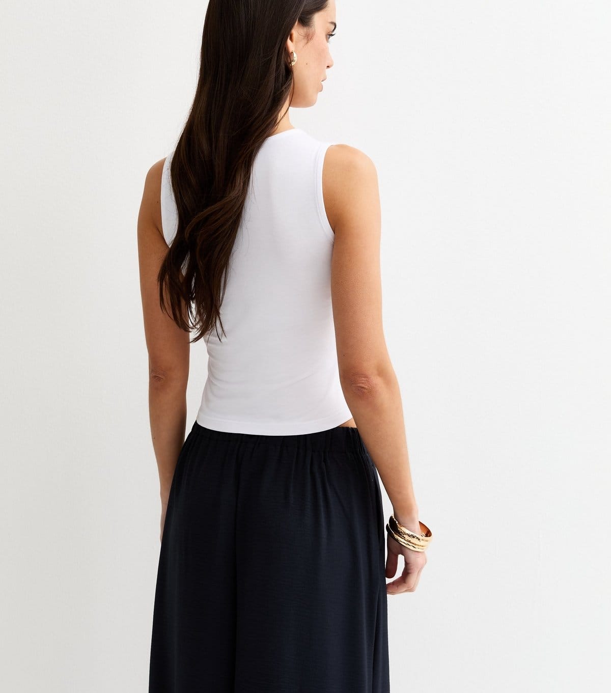 New Look Women's White Tank Top New Look - 4