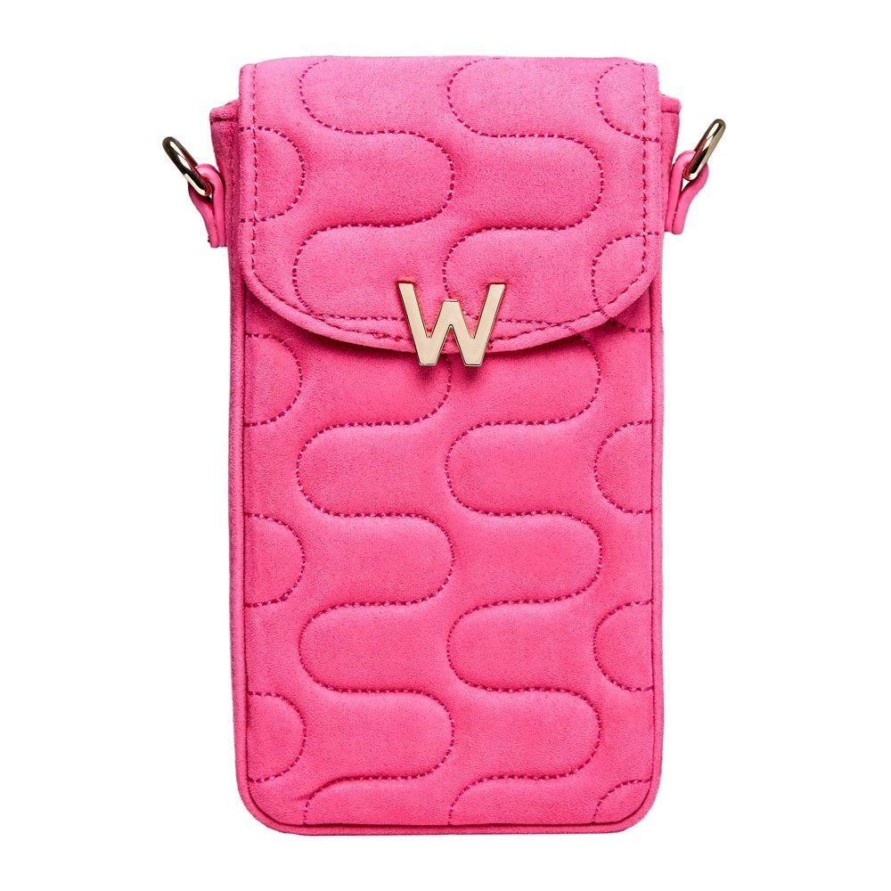 Wolf WOLF Women's Mimi Swirl Phone Bag in Pink - 1