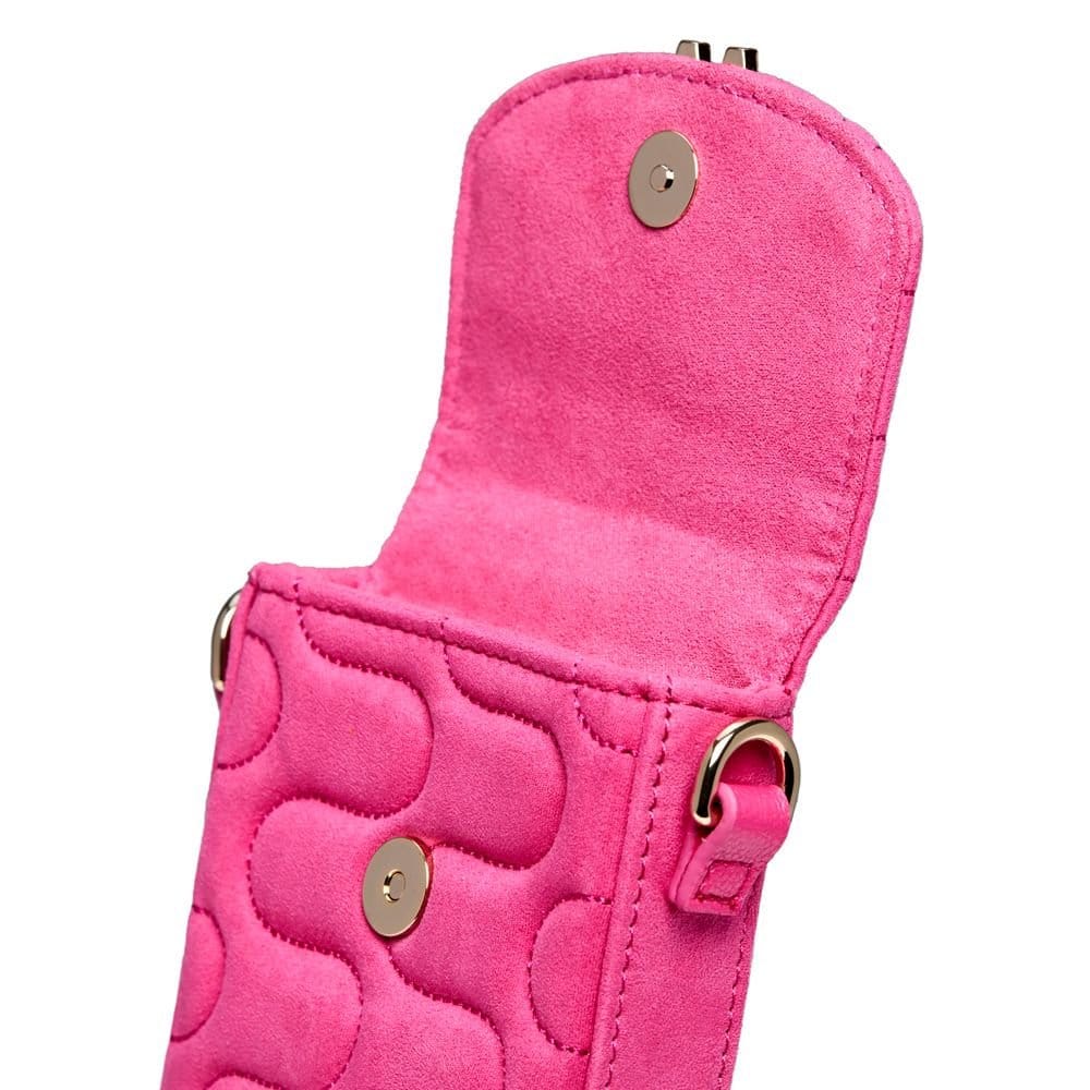 Wolf WOLF Women's Mimi Swirl Phone Bag in Pink - 4