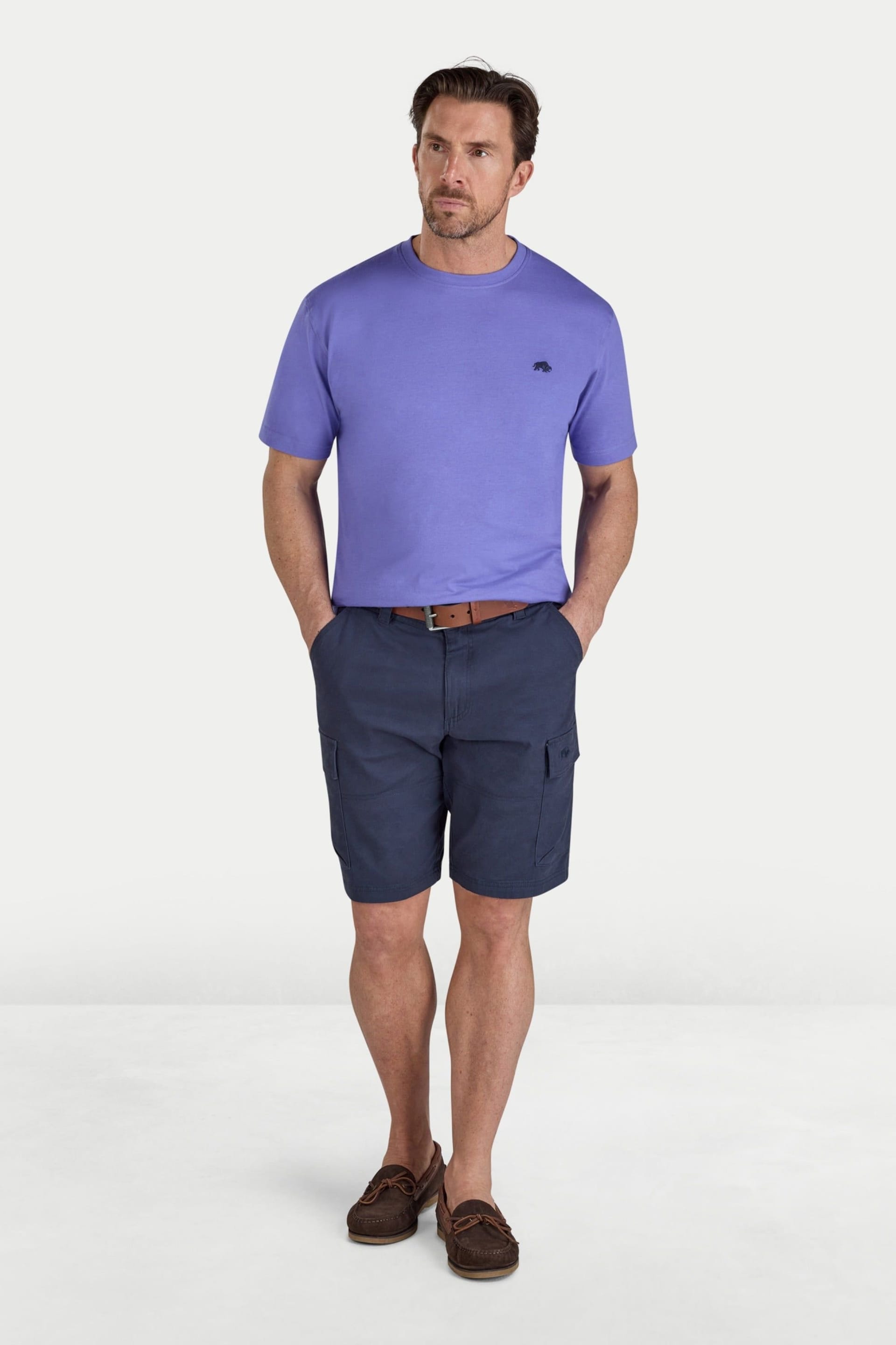raging bull Raging Bull Men's Classic T-Shirt in Lilac - 4