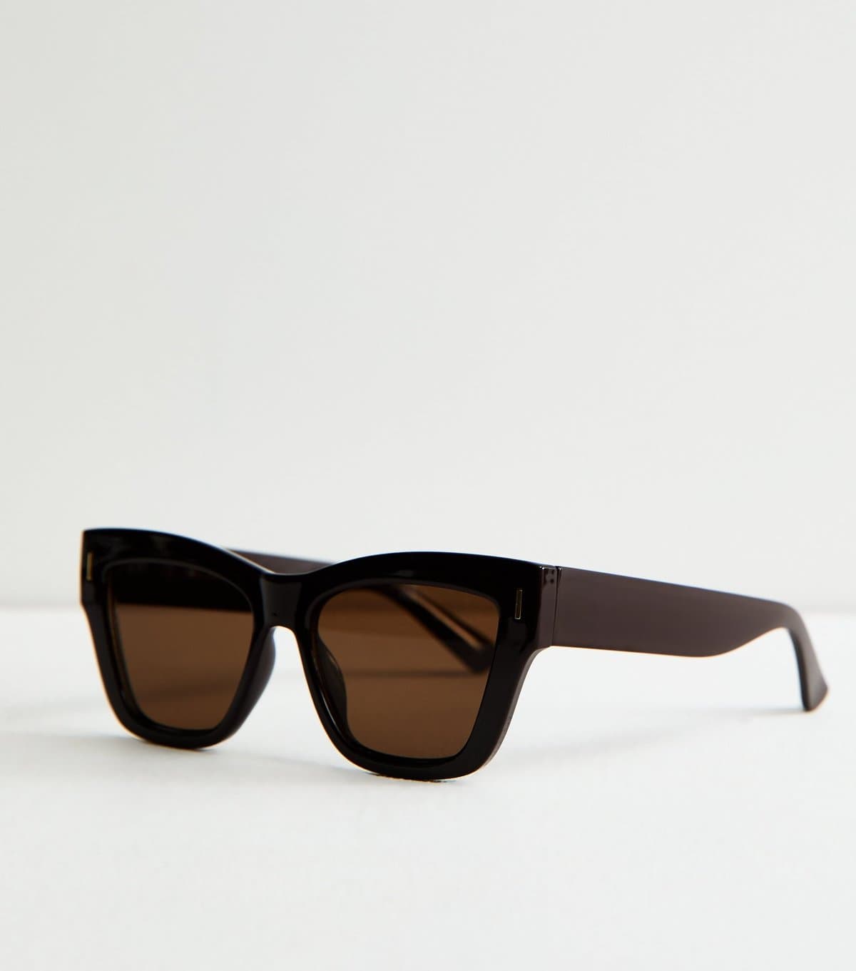 New Look Brown Chunky D Frame Sunglasses New Look