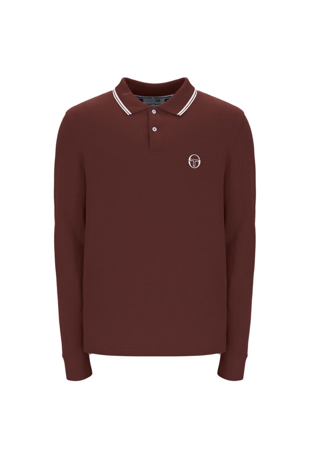 Sergio Tacchini Sergio Tacchini Men's Sergio 020 Polo Bitter Chocolate/Gardenia in Chocolate