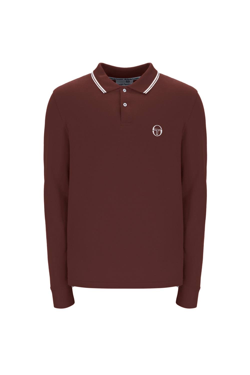 Sergio Tacchini Sergio Tacchini Men's Sergio 020 Polo Bitter Chocolate/Gardenia in Chocolate - 2