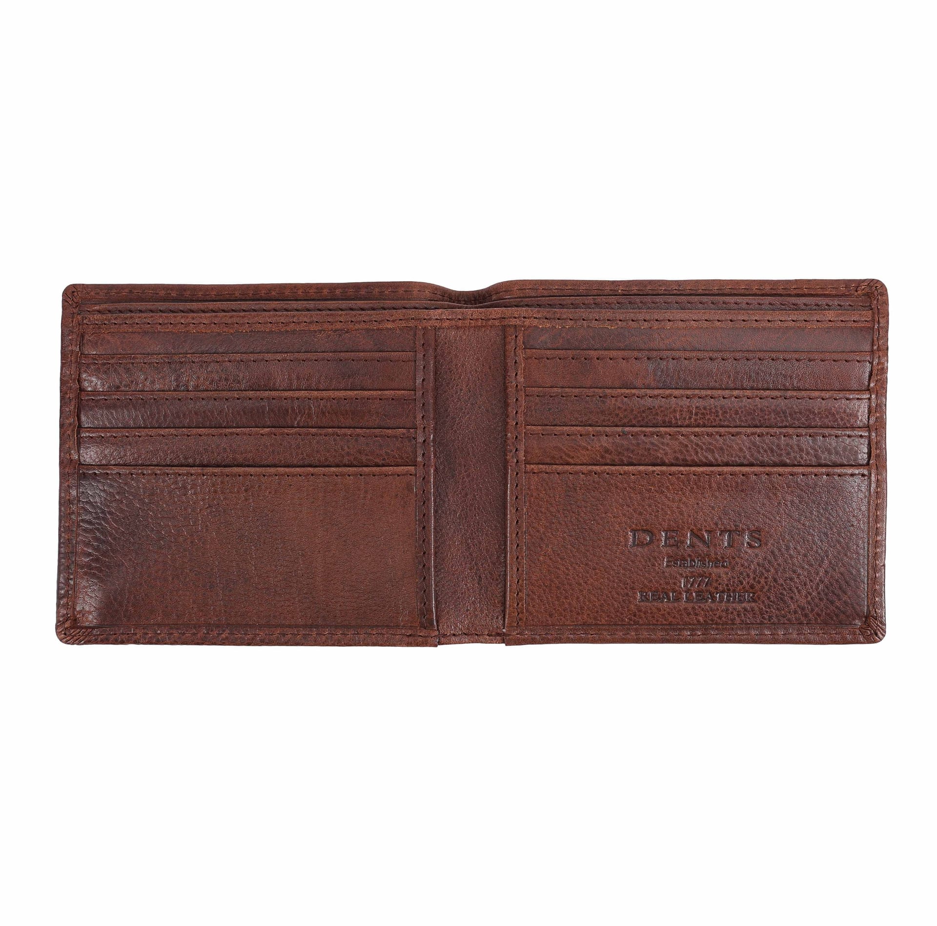 Dents Dents Men's Man Leathler Wallet in Brown - 4