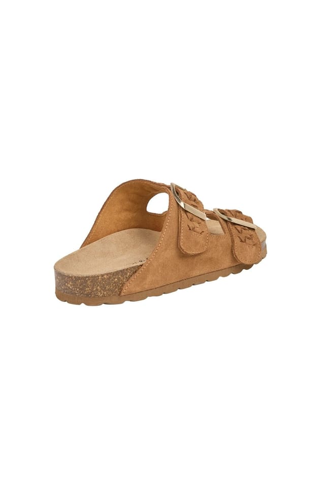 Celtic & Co Celtic & Co Women's Plait Detail Slide in Light Tan - 2