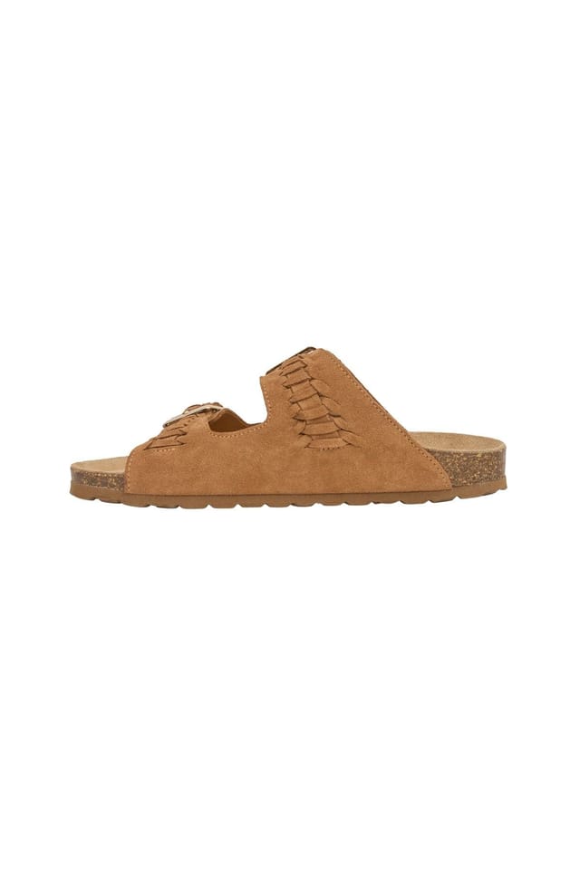 Celtic & Co Celtic & Co Women's Plait Detail Slide in Light Tan - 3