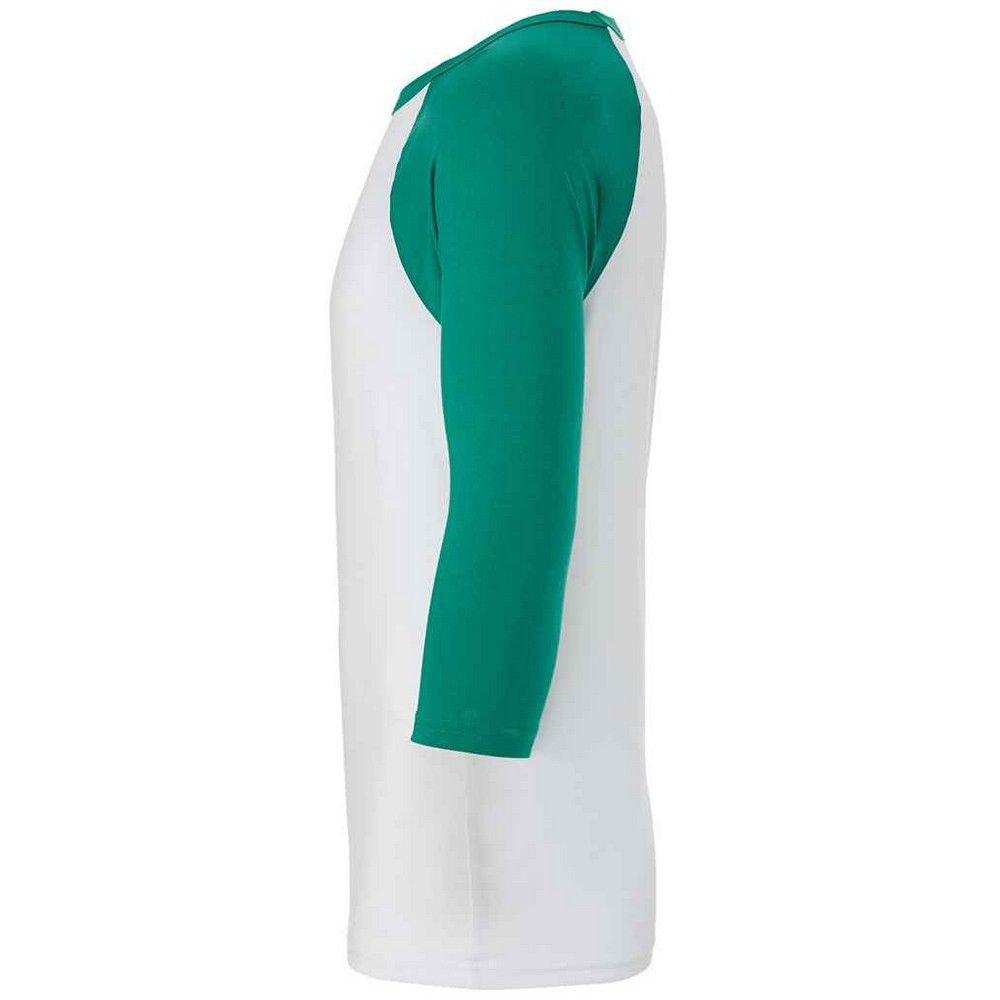 Canvas Canvas Men's 3 4 Sleeve Baseball T-Shirt in White - 3