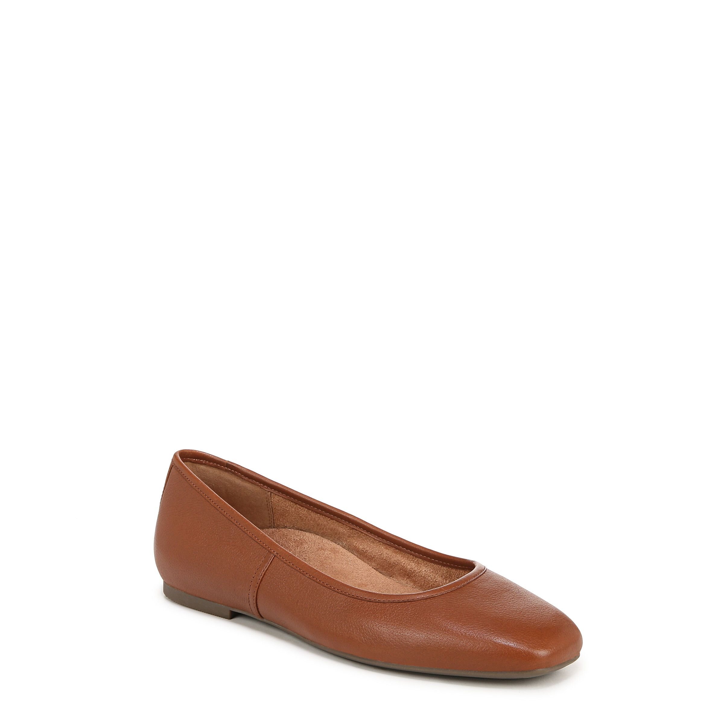 Vionic Vionic Women's Orinda Skimmer Ballerina Shoe in Brown - 3