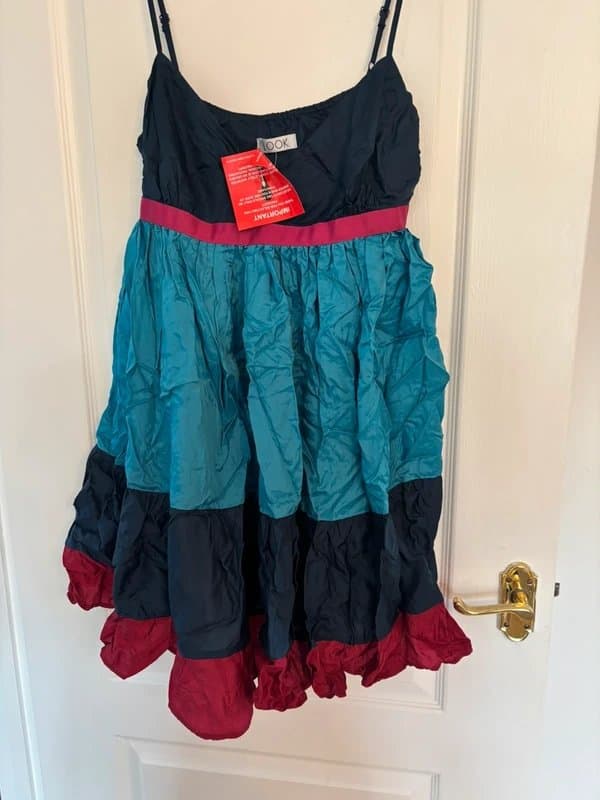 LOOK Satin babydoll dress from look Y2K
