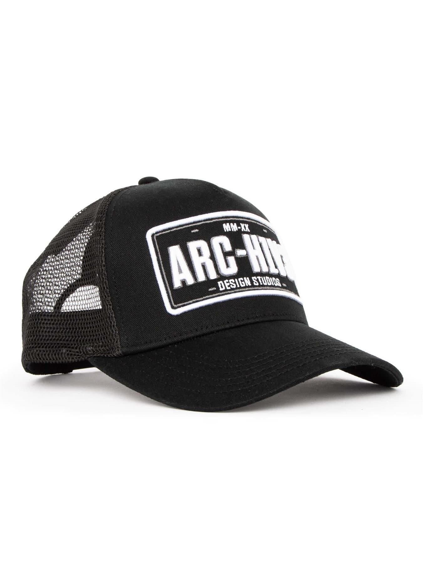 Archive Design Studio Archive Design Studio Men's Pitstop Trucker Cap in Black