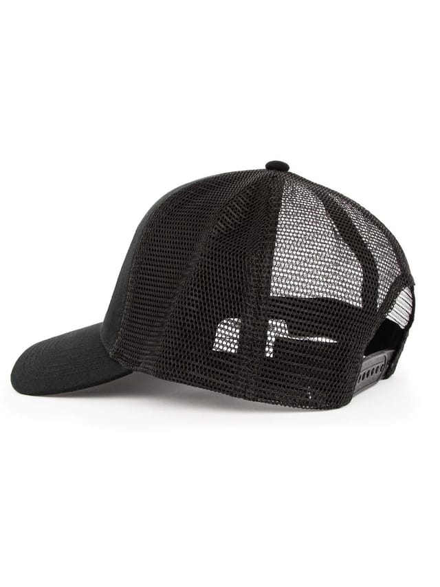 Archive Design Studio Archive Design Studio Men's Pitstop Trucker Cap in Black - 2