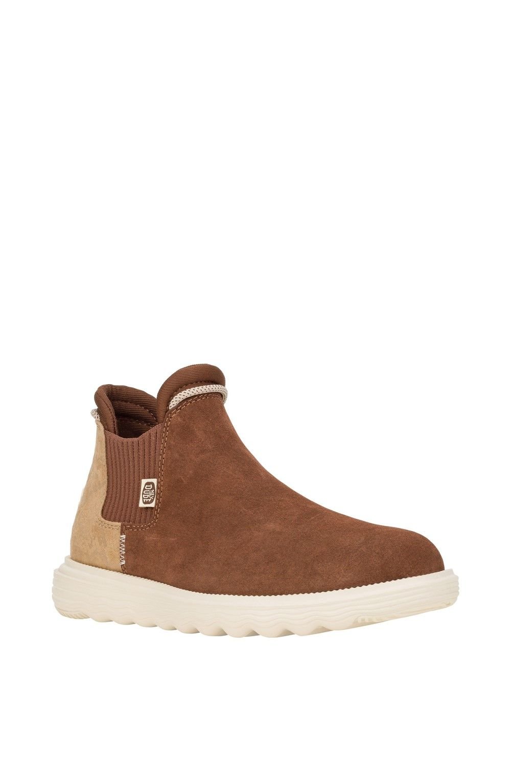 HEYDUDE HEYDUDE Women's Branson Suede Novelty Ankle Boots in Brown - 3