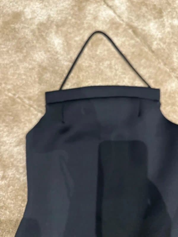 ASOS Design Black halter neck dress