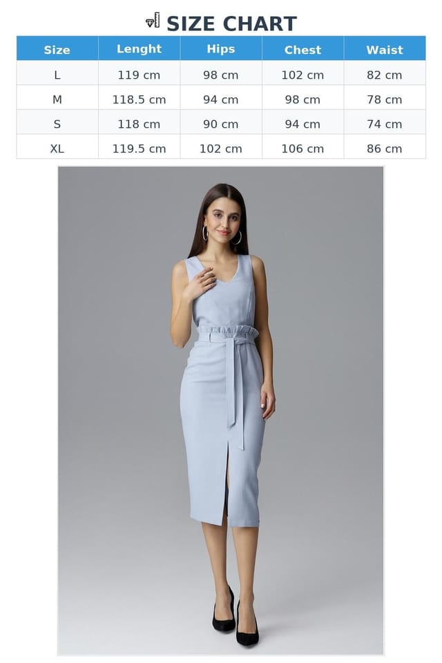 Love Lace Love Lace Women's Cocktail Fitted Sleeveless Dress Ruffle Waist in Blue - 3