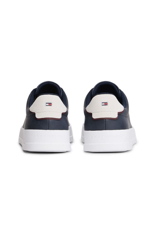 Tommy Hilfiger Tommy Hilfiger Men's Th Court Lth Detail Ess in White - 2