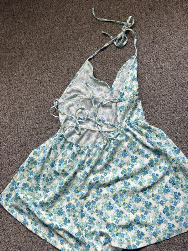 Bershka Flower jumpsuit
