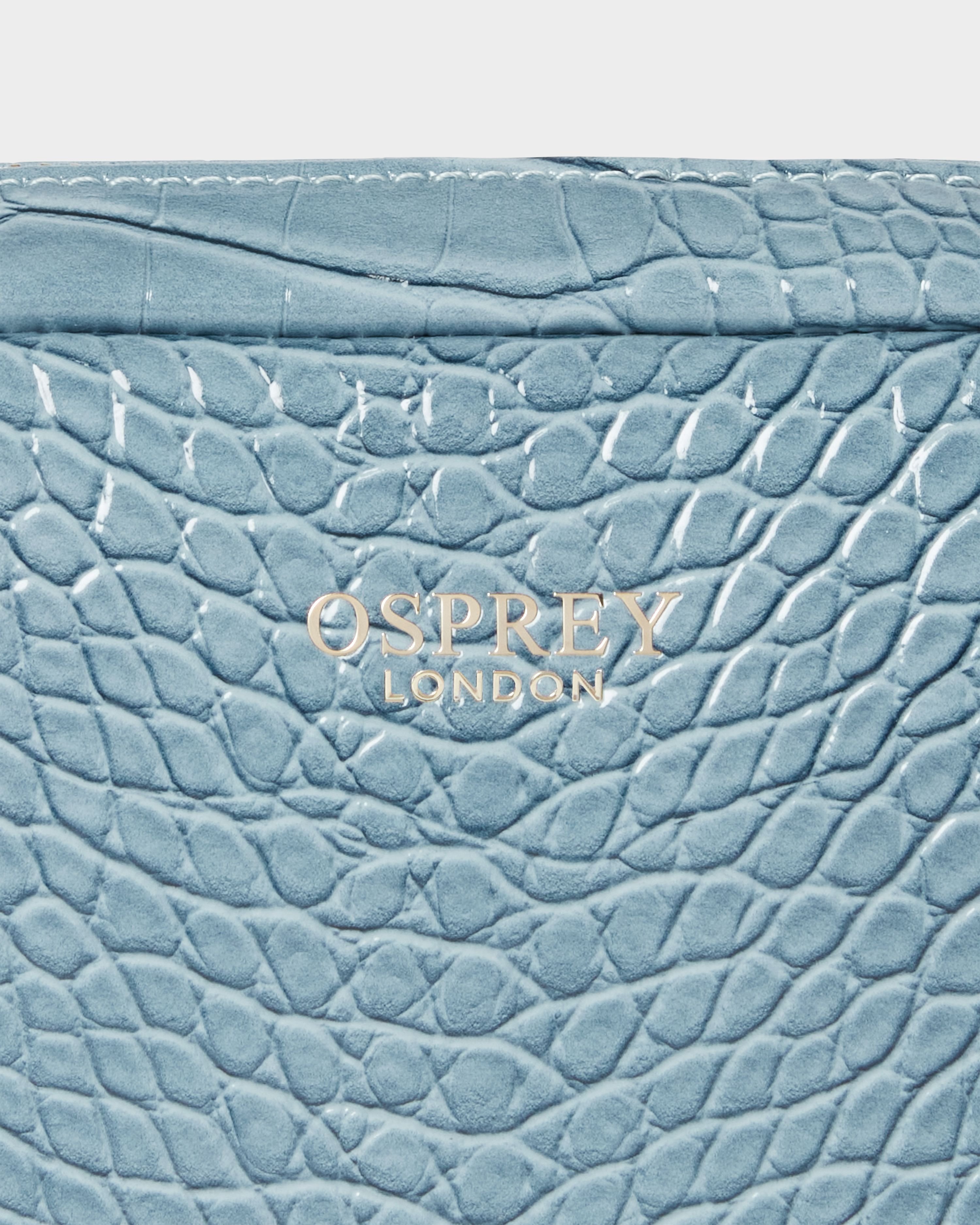 OSPREY LONDON OSPREY LONDON Women's The Fulham Crossbody Bag in Pale Blue - 4