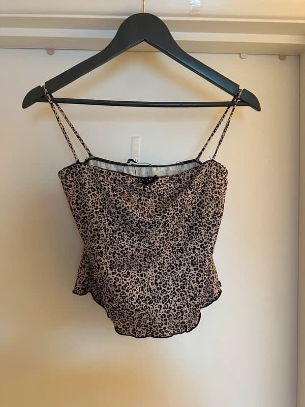 Bershka Bershka leopard print top