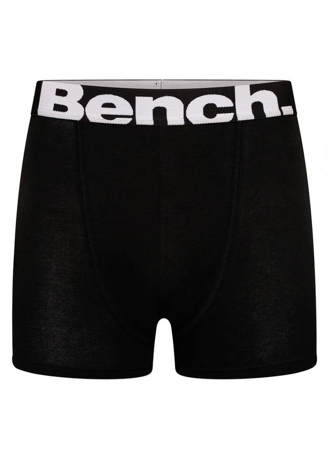 Bench Bench Men's 5 Pack 'Marco' Cotton Rich Boxers in Black - 2