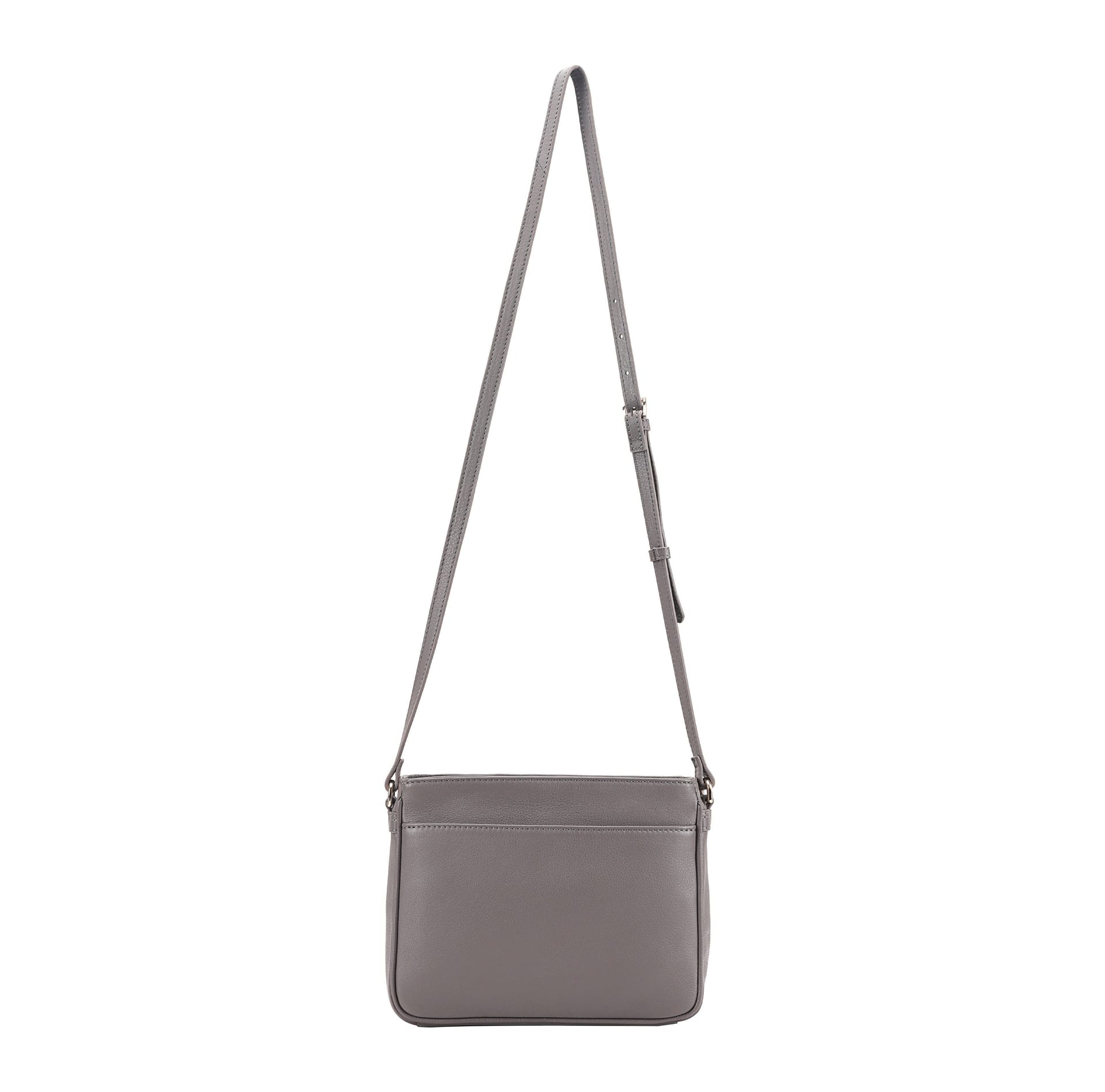 Paul Costelloe Paul Costelloe Women's Loudias Leather Cross Body Bag in Grey - 4