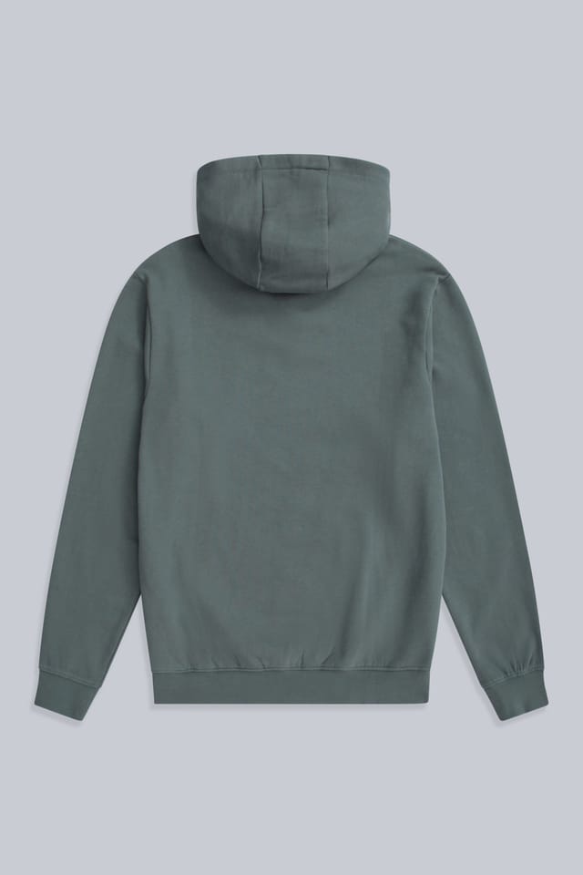 Animal Animal Men's 'River' Falmouth Print Warm Comfortable Casual Soft 100% Cotton Hoodie in Green - 2