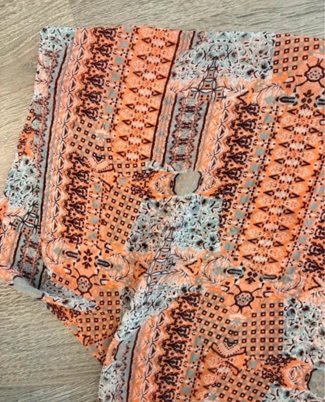 Jane Norman Rare Y2K Jane Norman London Boho Festival Floaty Sheer Patterned Blouse Top UK 10 Hippie Whimsigoth - 1
