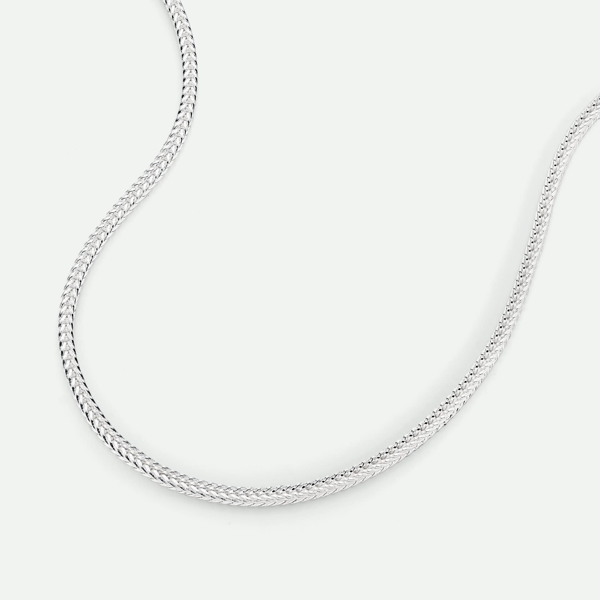 The Fine Collective The Fine Collective Silver Fox Tail Chain Necklace