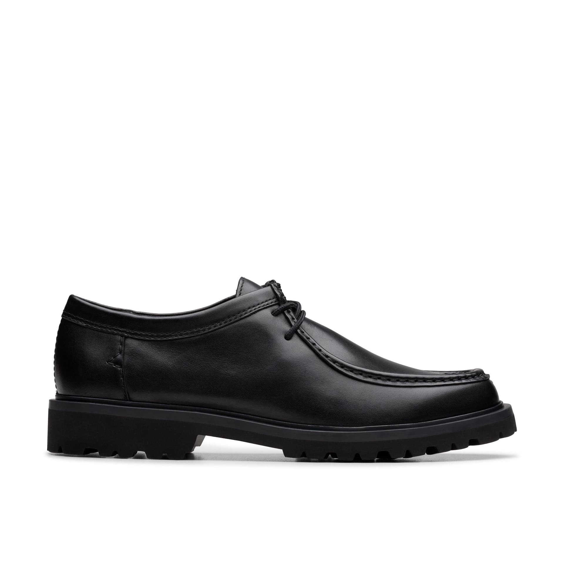 Clarks Clarks Men's Berwick Seam Black Leather Lace Up