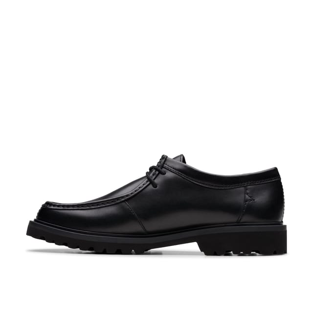 Clarks Clarks Men's Berwick Seam Black Leather Lace Up - 2