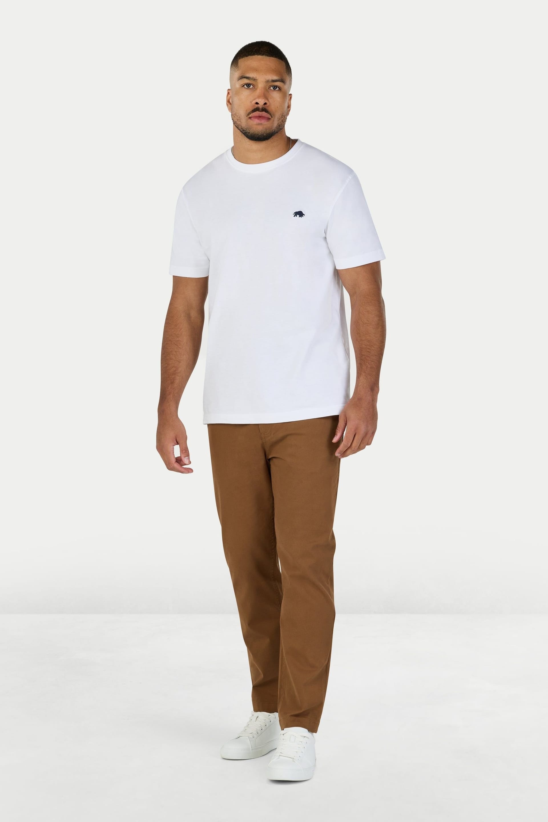 raging bull Raging Bull Men's Tapered Chino in Brown - 4